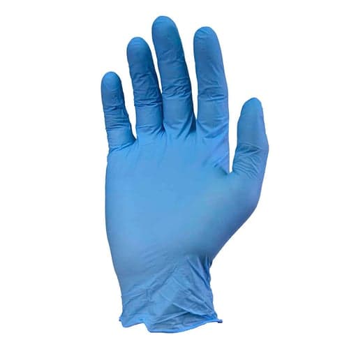 Guantes Nitrilo Premiun Azul Descartables Ultra Resistentes caja x 100 unidades