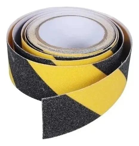 Cinta Antideslizante Cebrada Autoadhesiva 25 mm x 1 mts