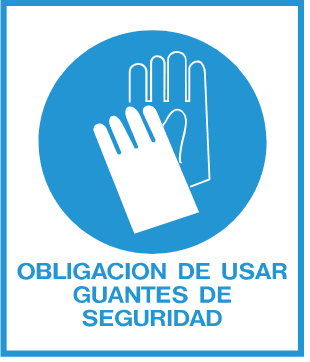 OBLIGACION DE USAR GUANTES