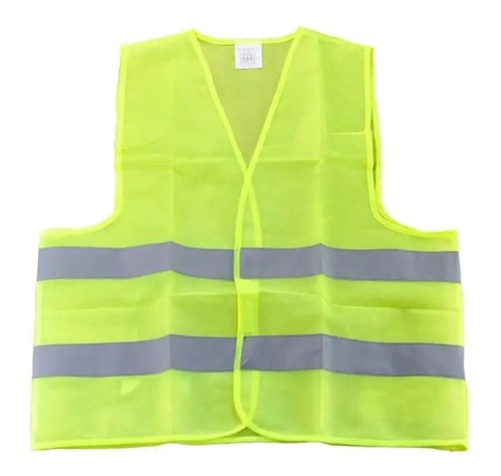 Chaleco  Reflectivo Premium Amarillo Naranja Fluo Seguridad Fca (imagen 2 de 3)