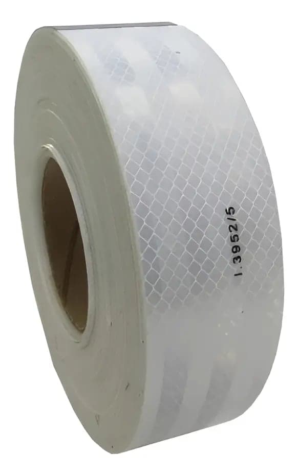 Cinta Reflectiva EEUU Blanca 5cm Ancho  Mtro. (imagen 1 de 2)