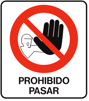 PROHIBIDO PASAR