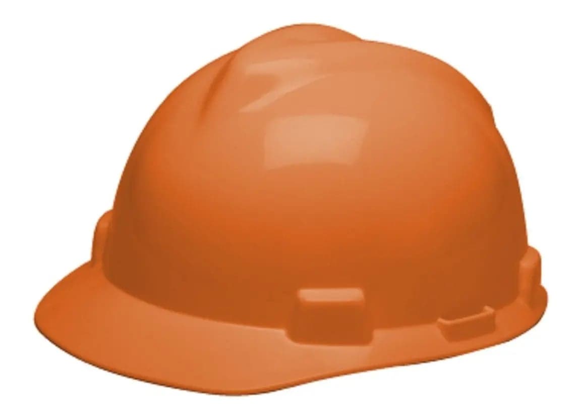 Casco MSA V-Gard Sin Arnes Blanco/Amarillo/Verde/Naranja (imagen 4 de 4)