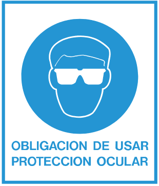 OBLIGACION DE USAR PROTECCION OCULAR