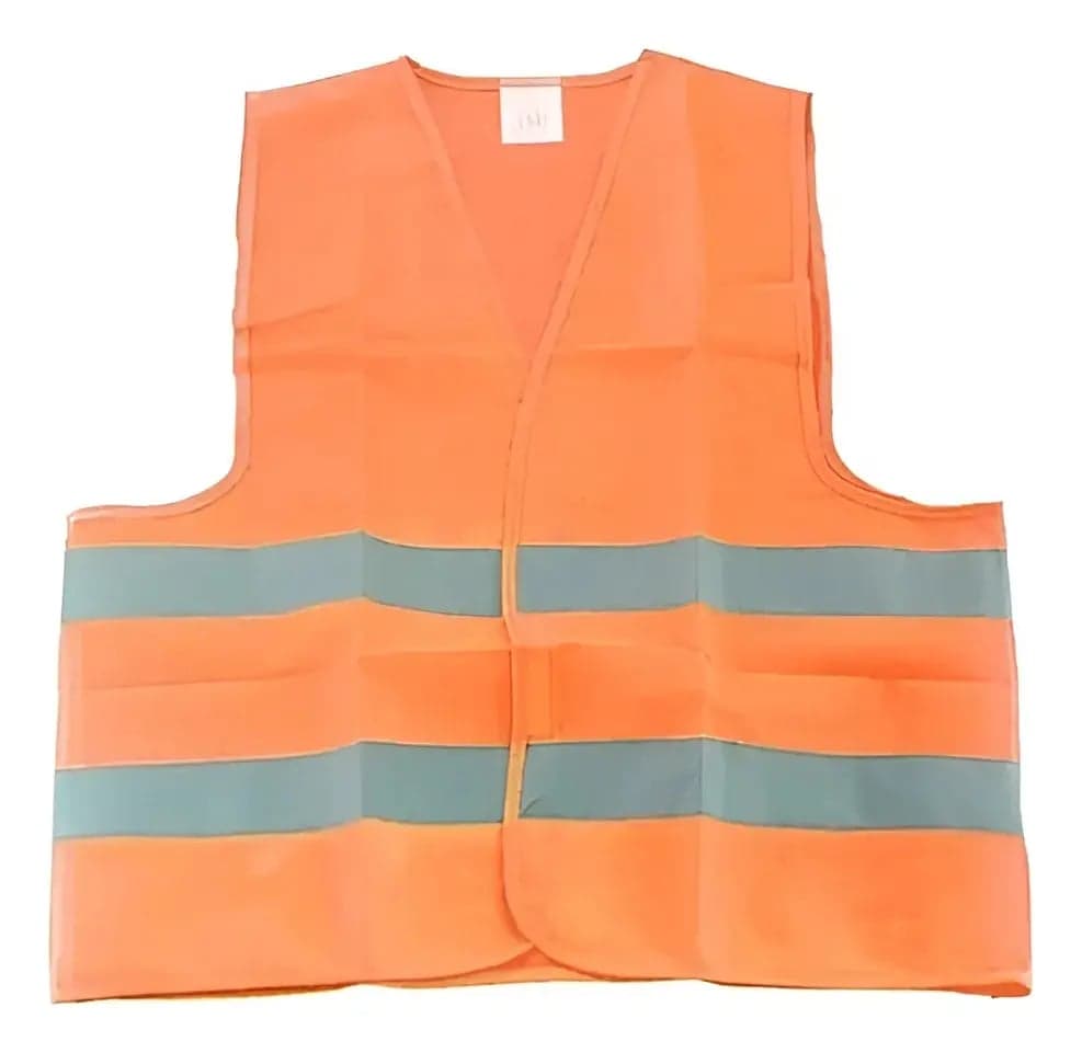 Chaleco  Reflectivo Premium Amarillo Naranja Fluo Seguridad Fca (imagen 3 de 3)