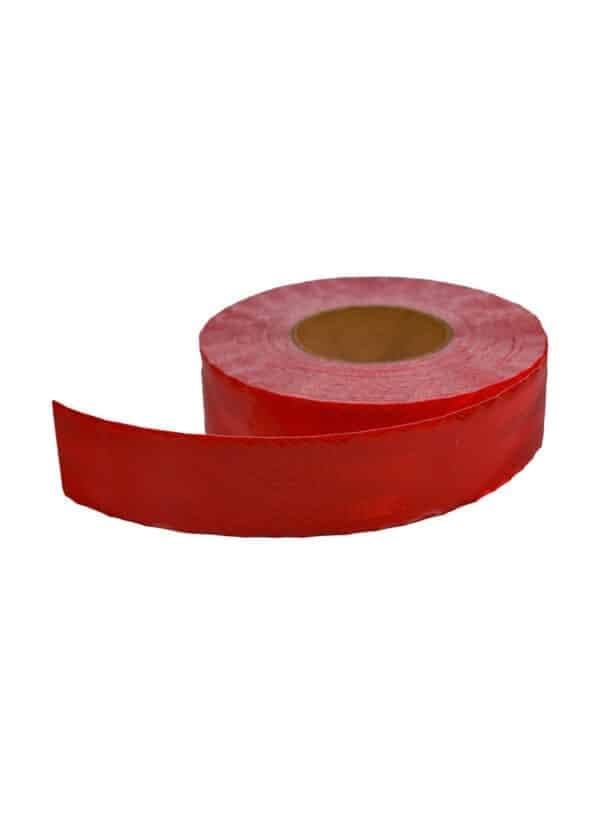 Cinta Reflectiva Roja 7,5cm Ancho Reglamentaria x Mtro. (imagen 1 de 3)