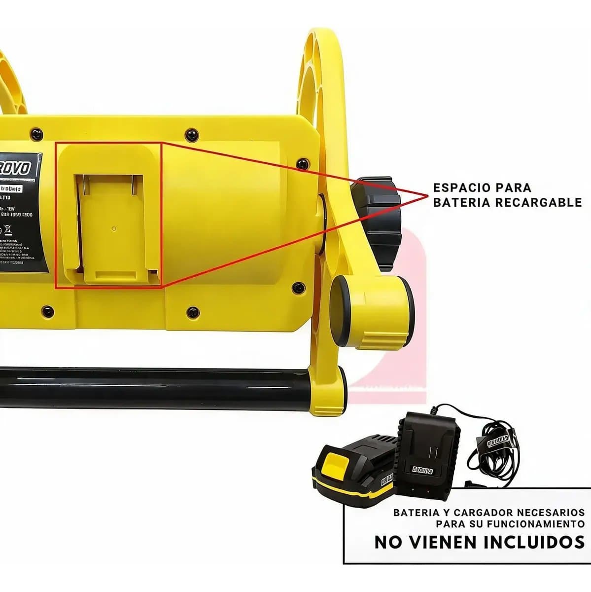 Luz De Trabajo Ion Litio Bil-lt18 Barovo 18v Hasta 1500lm (imagen 3 de 5)